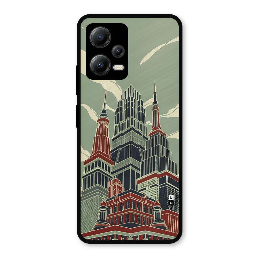 Edo Arc Metal Back Case for Redmi Note 12 5G