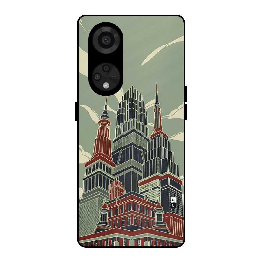 Edo Arc Metal Back Case for Reno8 T 5G