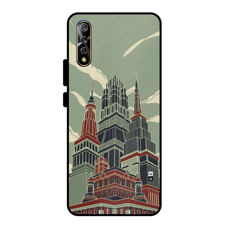 Edo Arc Metal Back Case for Vivo S1