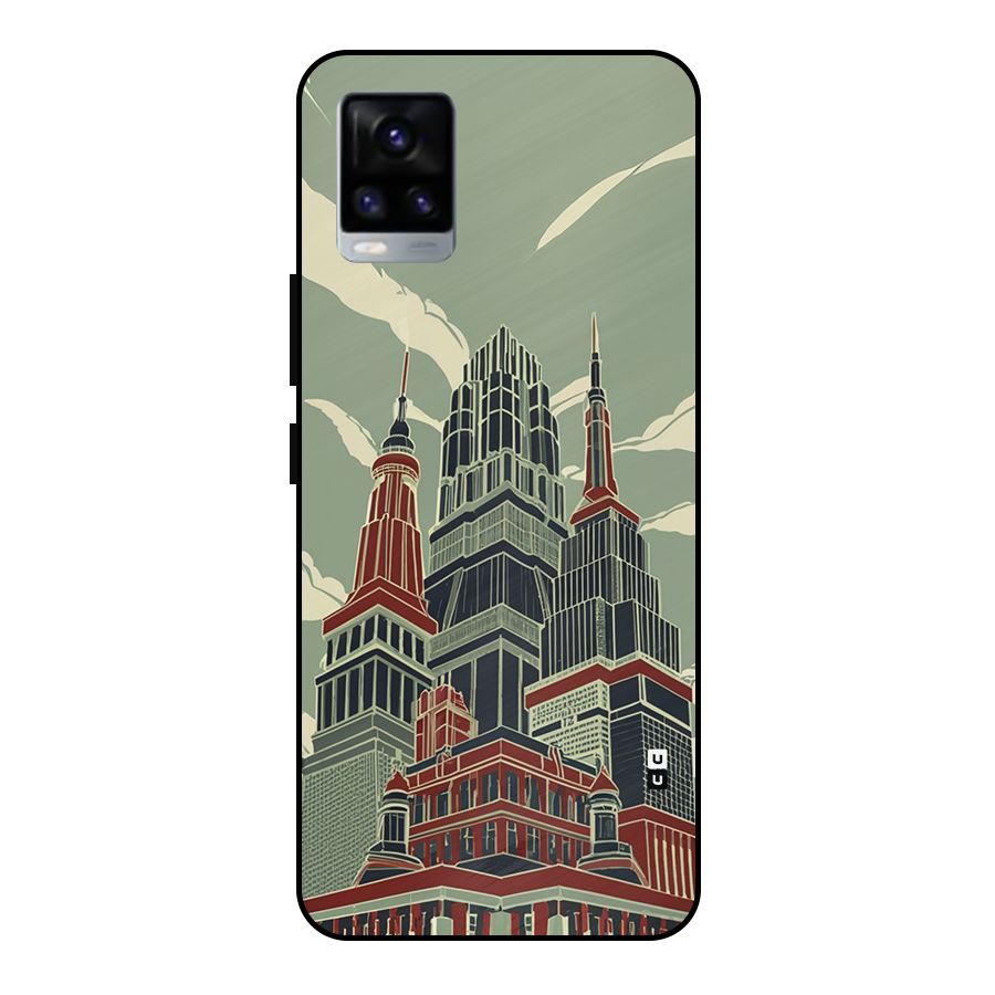Edo Arc Metal Back Case for Vivo V20