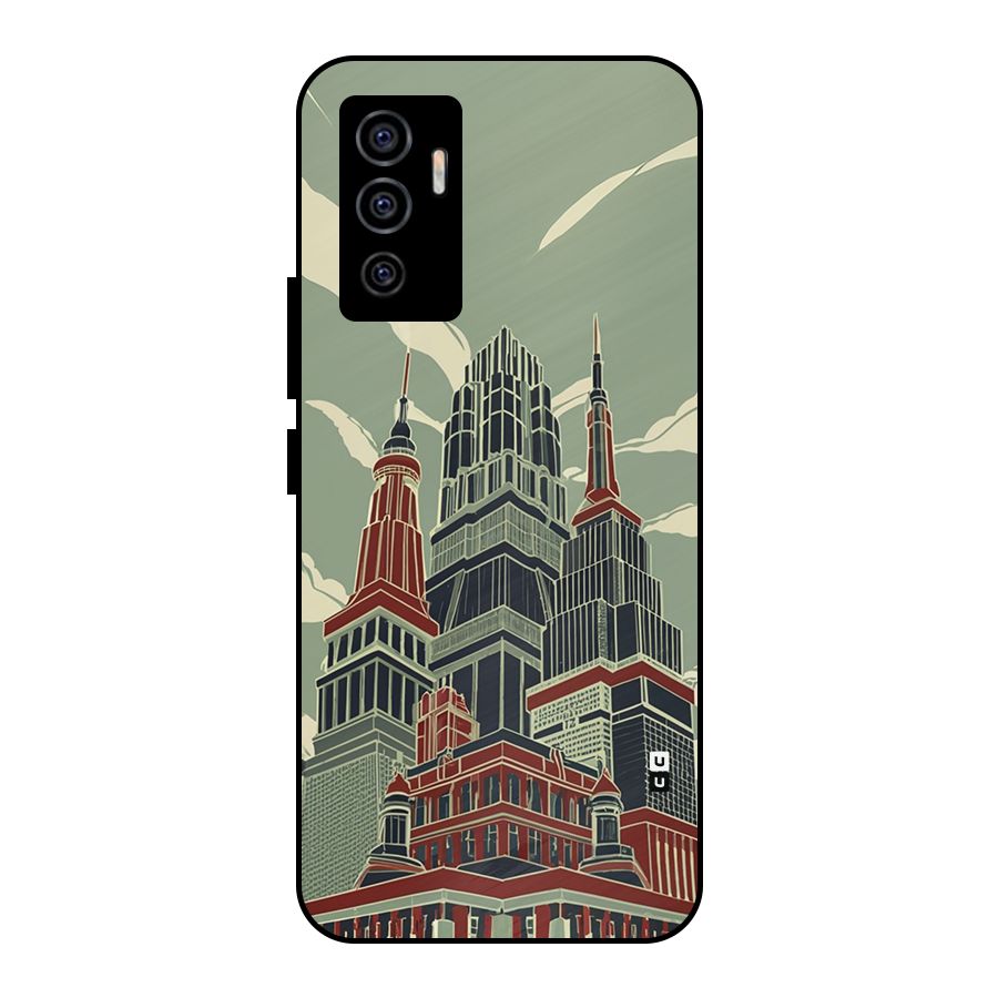 Edo Arc Metal Back Case for Vivo V23e