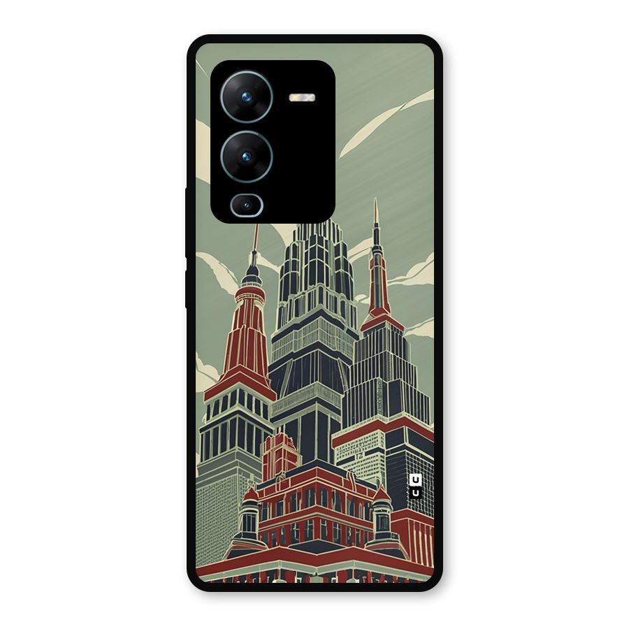 Edo Arc Metal Back Case for Vivo V25 Pro