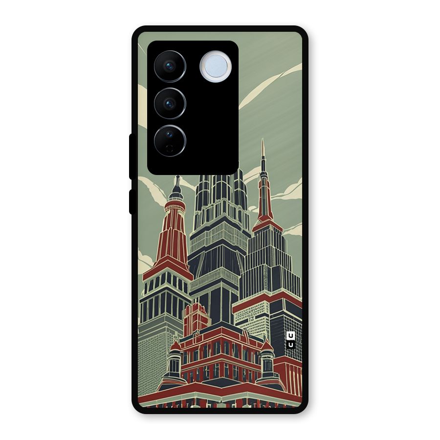 Edo Arc Metal Back Case for Vivo V27