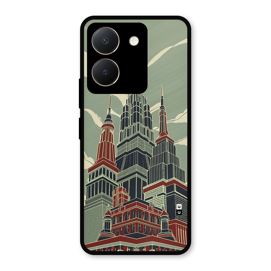 Edo Arc Metal Back Case for Vivo Y36