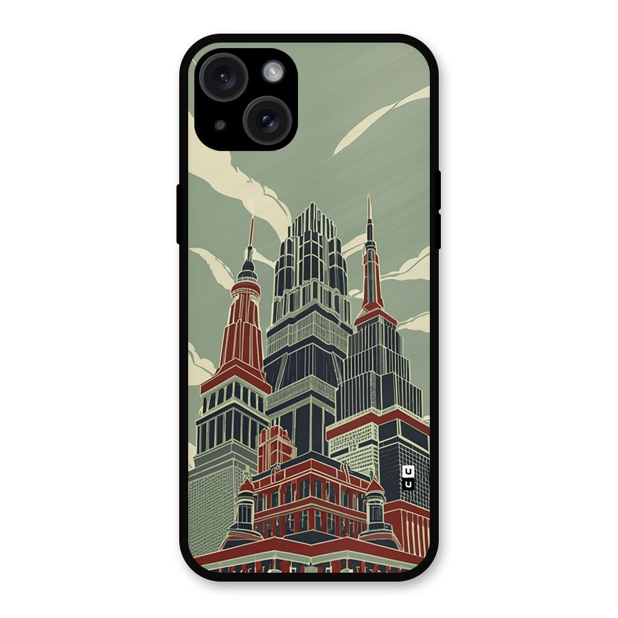 Edo Arc Metal Back Case for iPhone 15 Plus