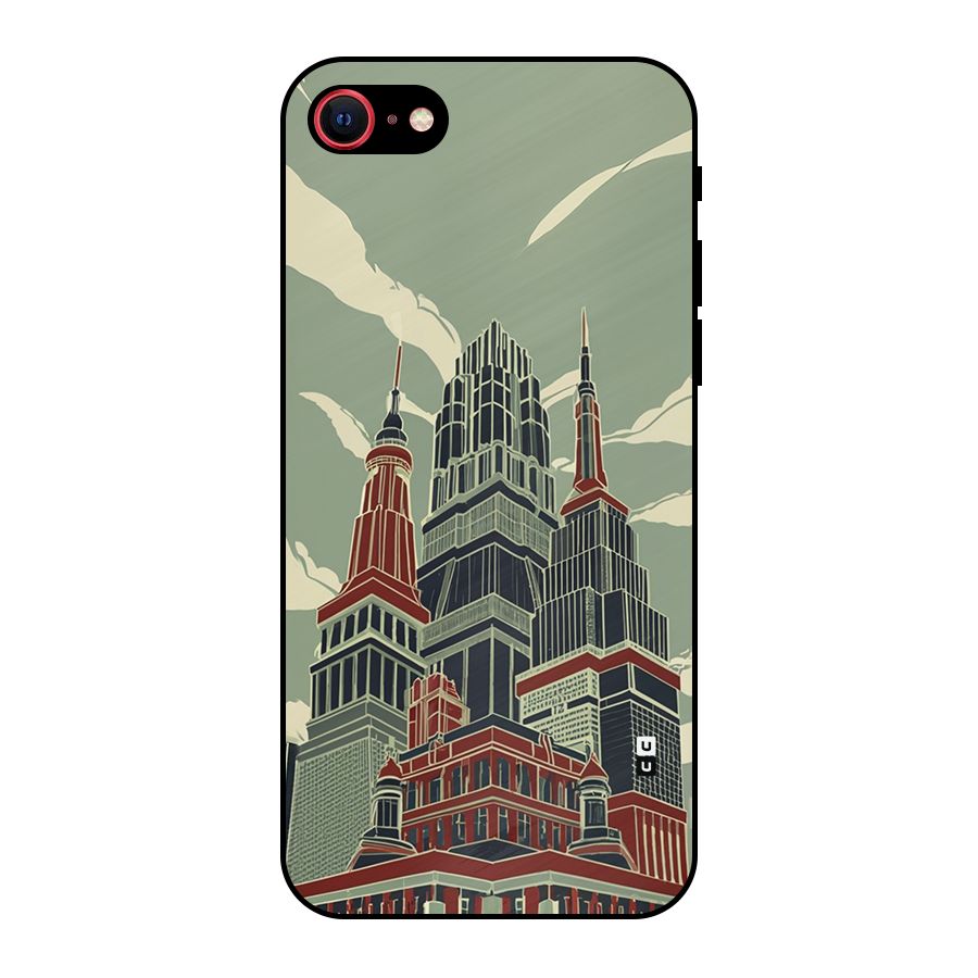 Edo Arc Metal Back Case for iPhone 8