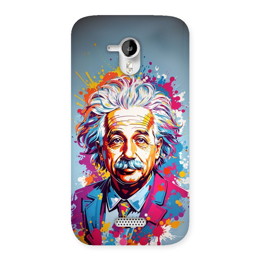 Einstein illustration Back Case for Canvas HD A116