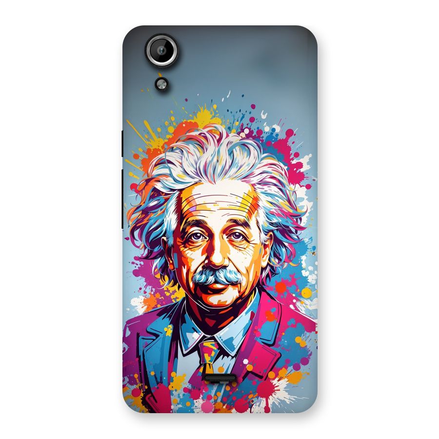 Einstein illustration Back Case for Canvas Selfie Lens Q345