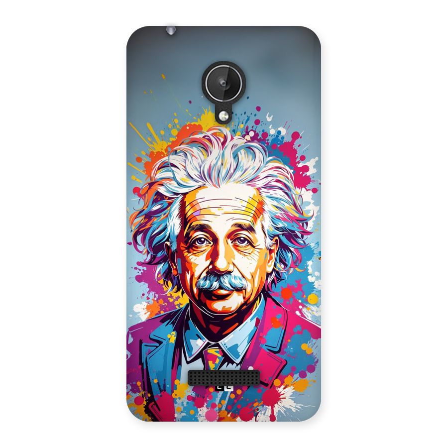 Einstein illustration Back Case for Canvas Spark Q380
