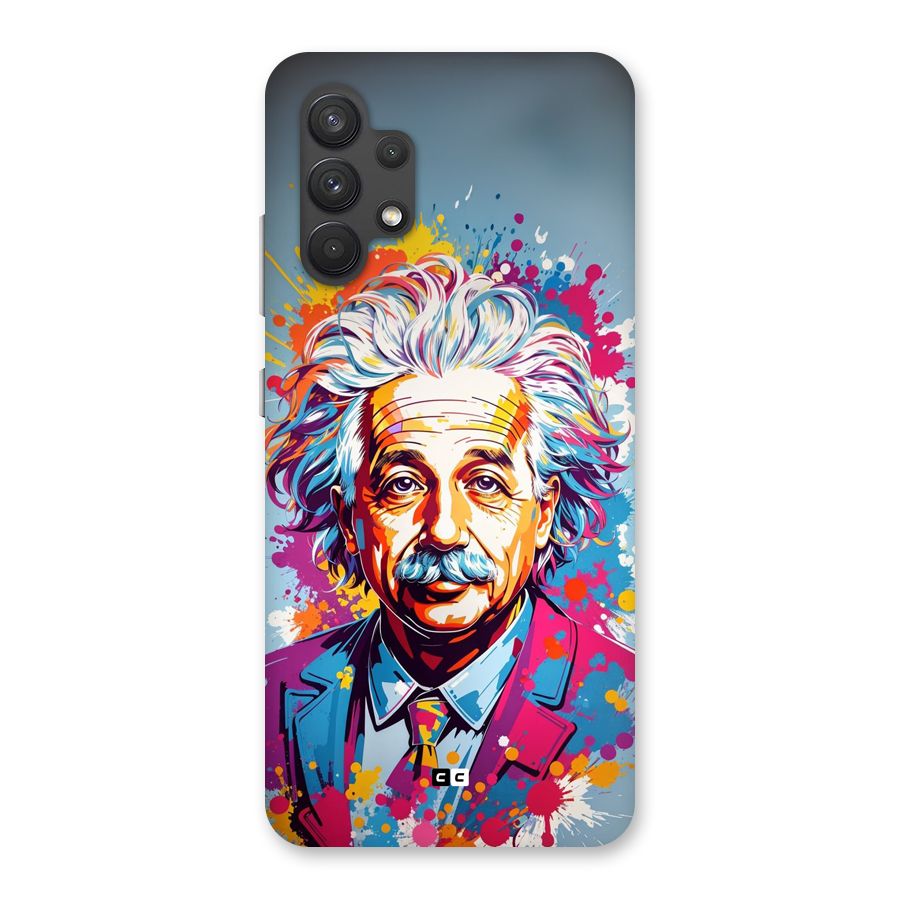 Einstein illustration Back Case for Galaxy A32