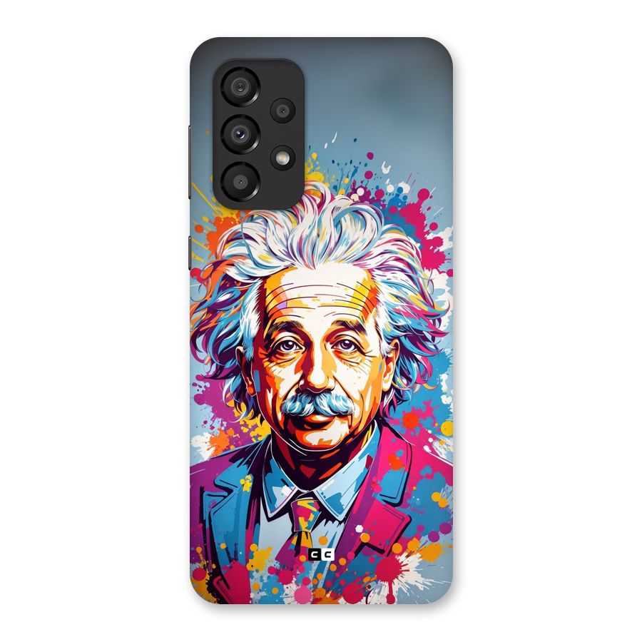 Einstein illustration Back Case for Galaxy A33 5G