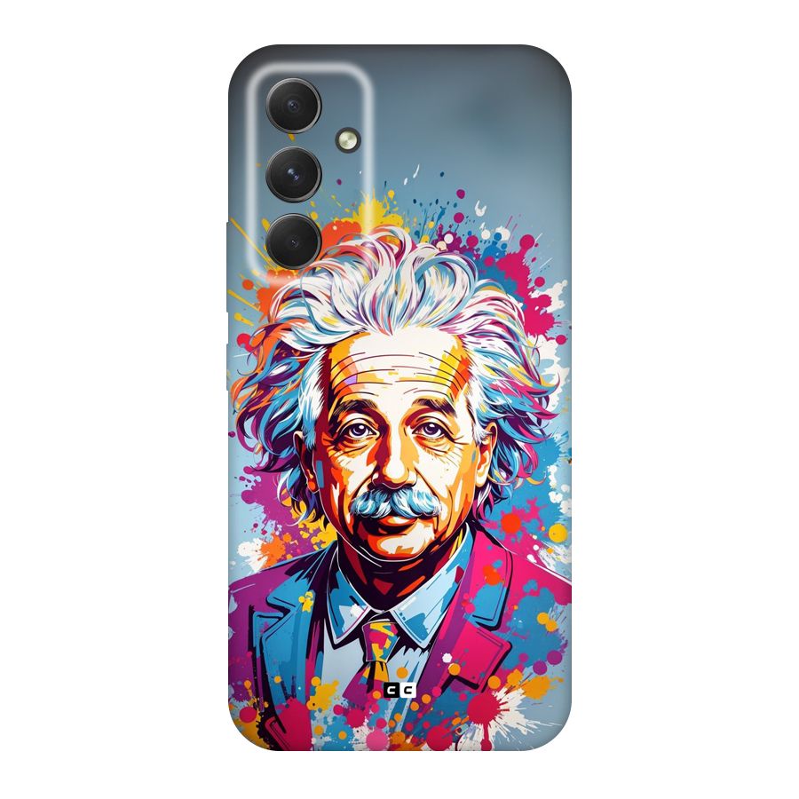 Einstein illustration Back Case for Galaxy A54