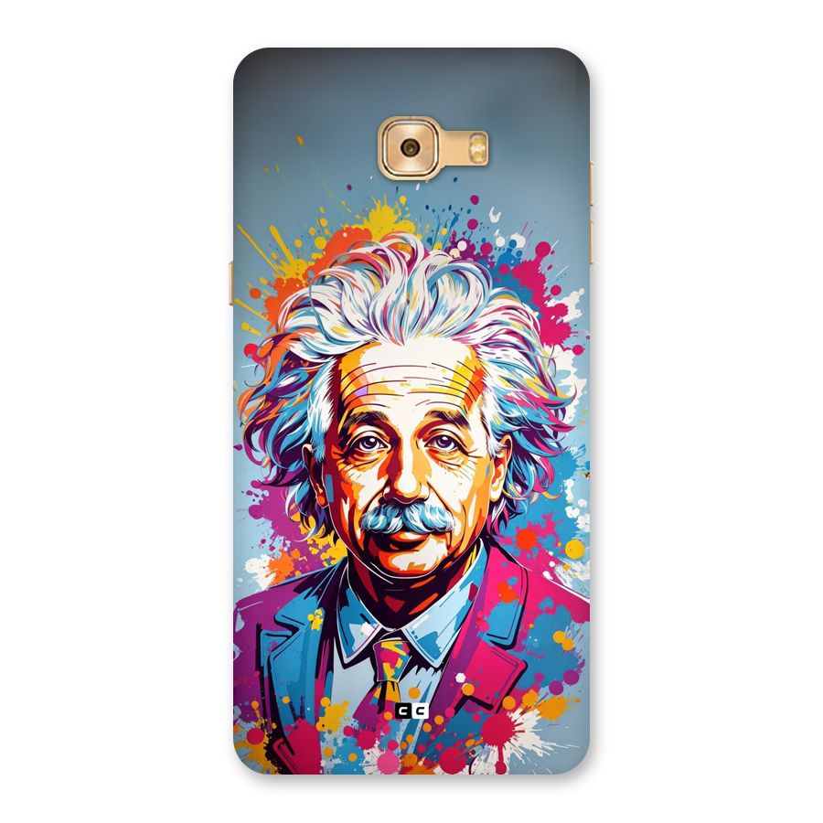 Einstein illustration Back Case for Galaxy C9 Pro
