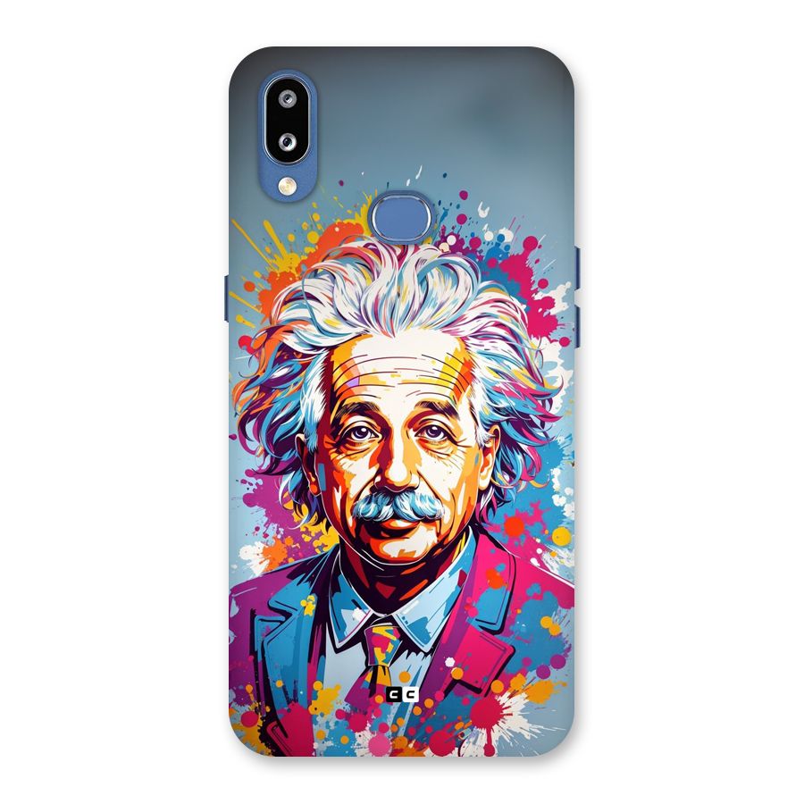 Einstein illustration Back Case for Galaxy M01s