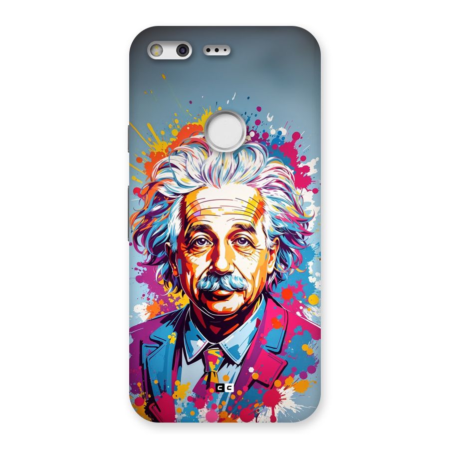 Einstein illustration Back Case for Google Pixel