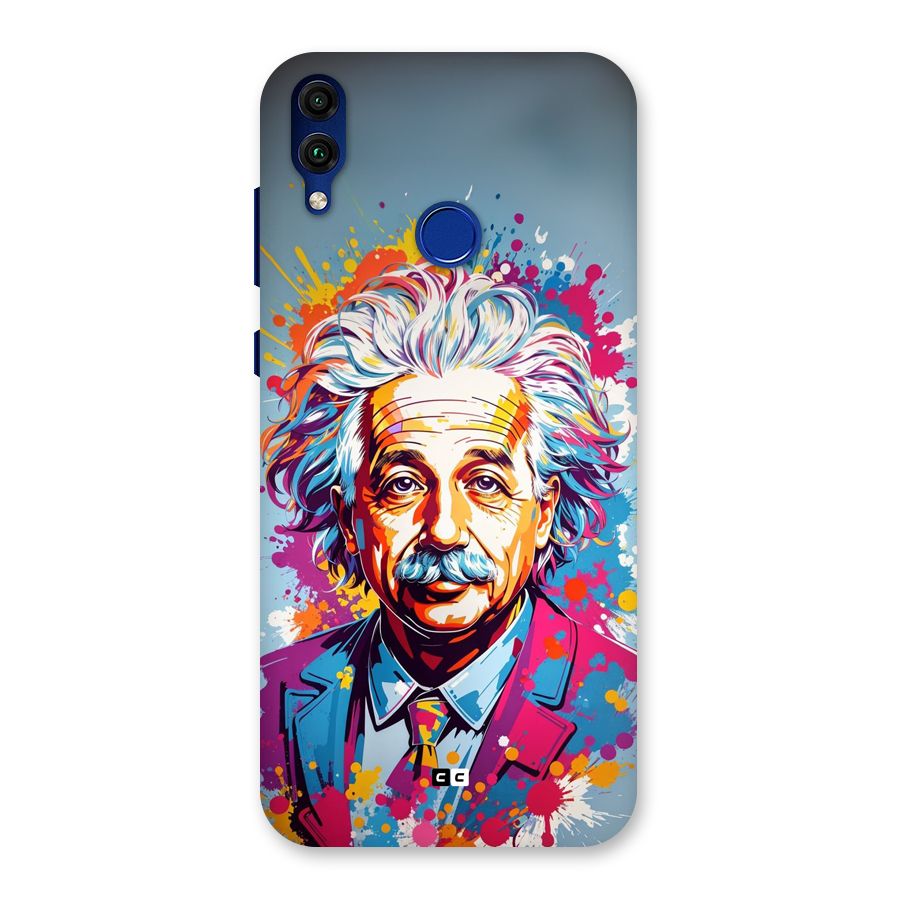 Einstein illustration Back Case for Honor 8C