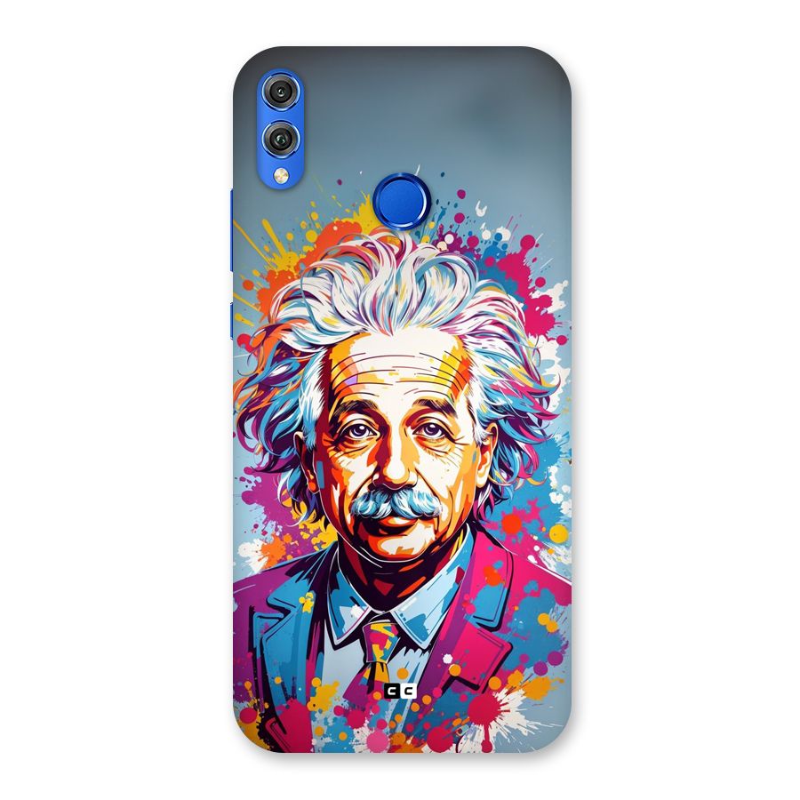 Einstein illustration Back Case for Honor 8X
