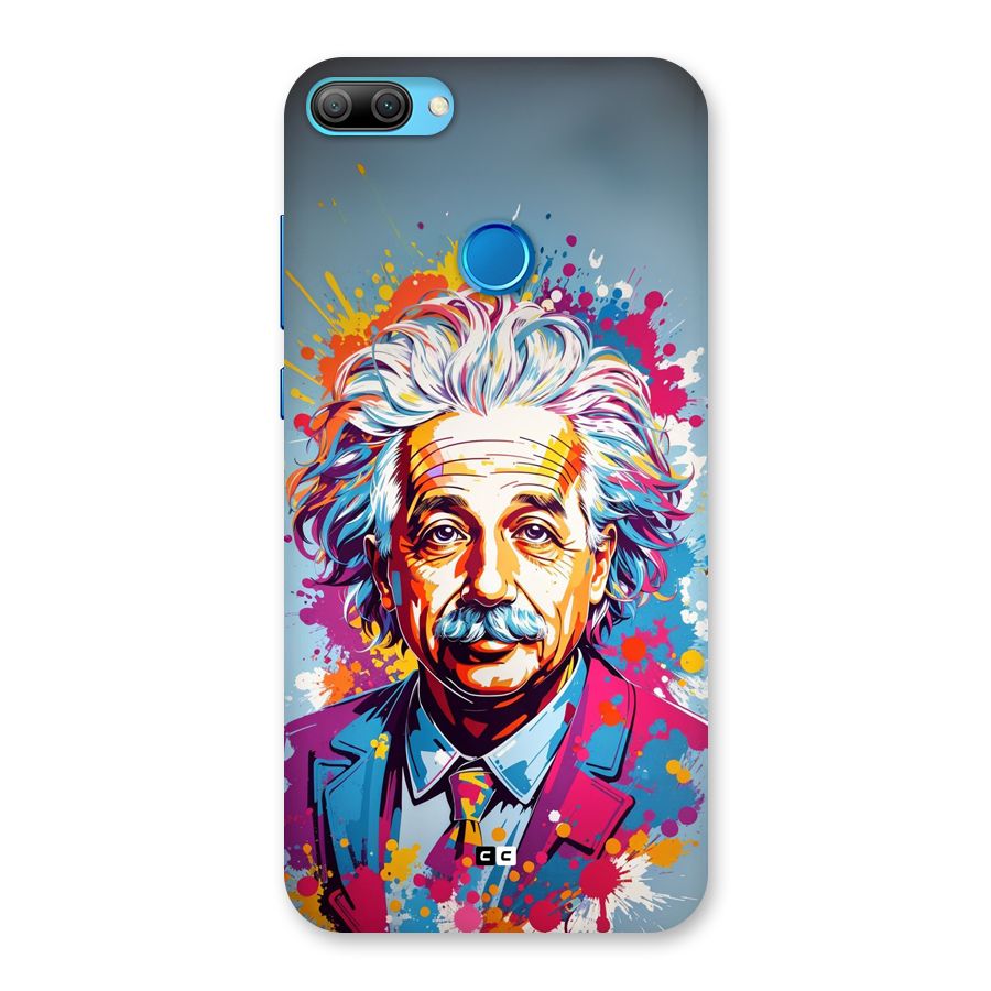 Einstein illustration Back Case for Honor 9N