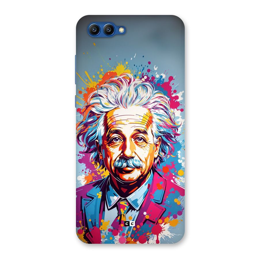 Einstein illustration Back Case for Honor View 10