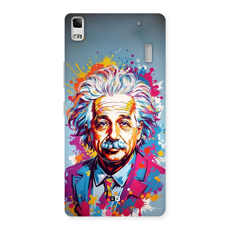 Einstein illustration Back Case for Lenovo A7000