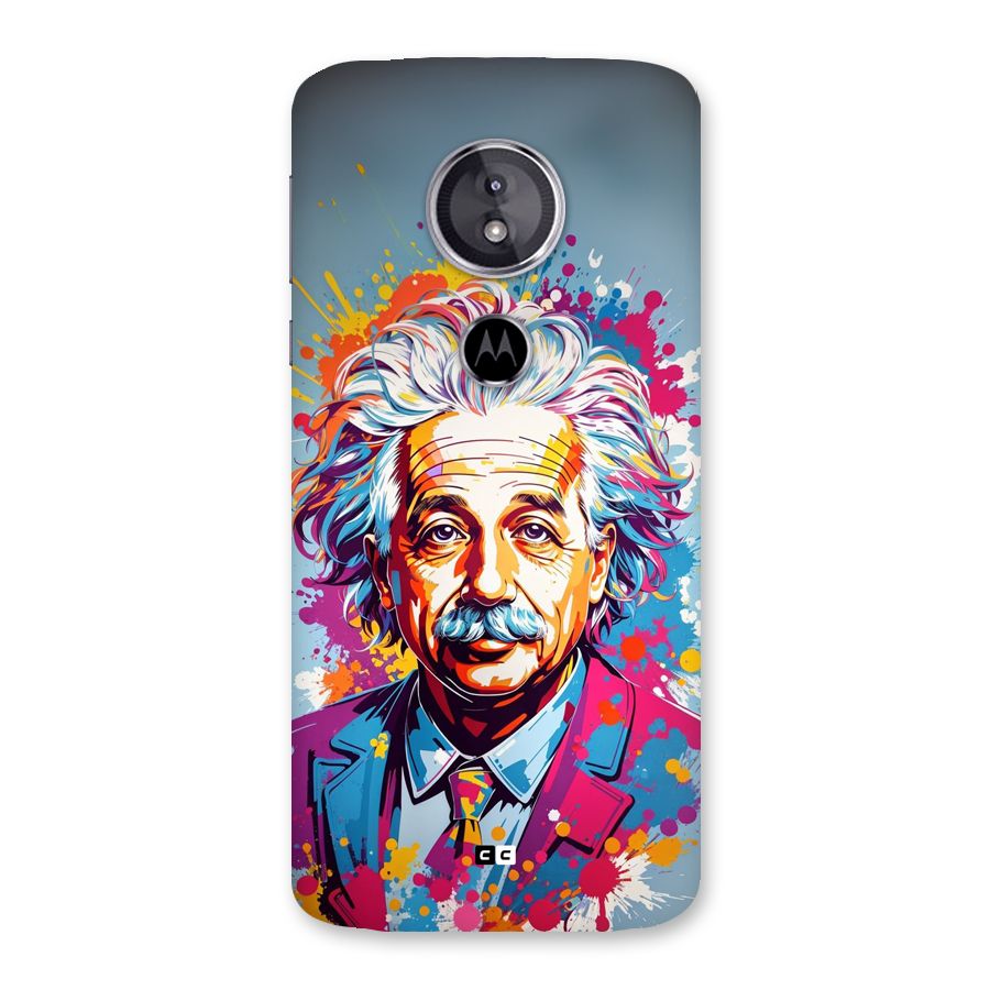 Einstein illustration Back Case for Moto E5