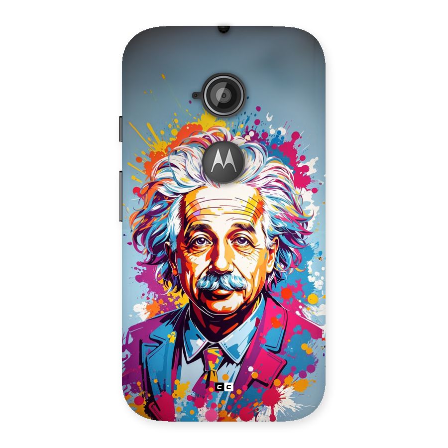 Einstein illustration Back Case for Moto E 2nd Gen