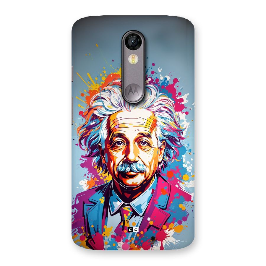 Einstein illustration Back Case for Moto X Force