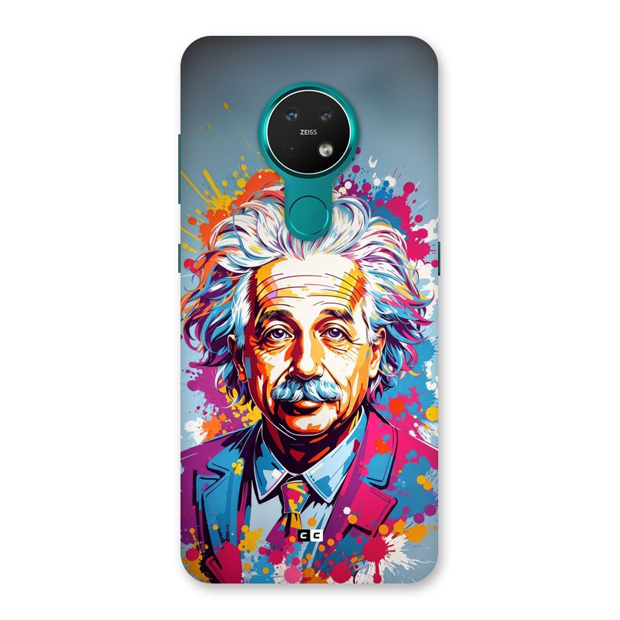Einstein illustration Back Case for Nokia 7.2