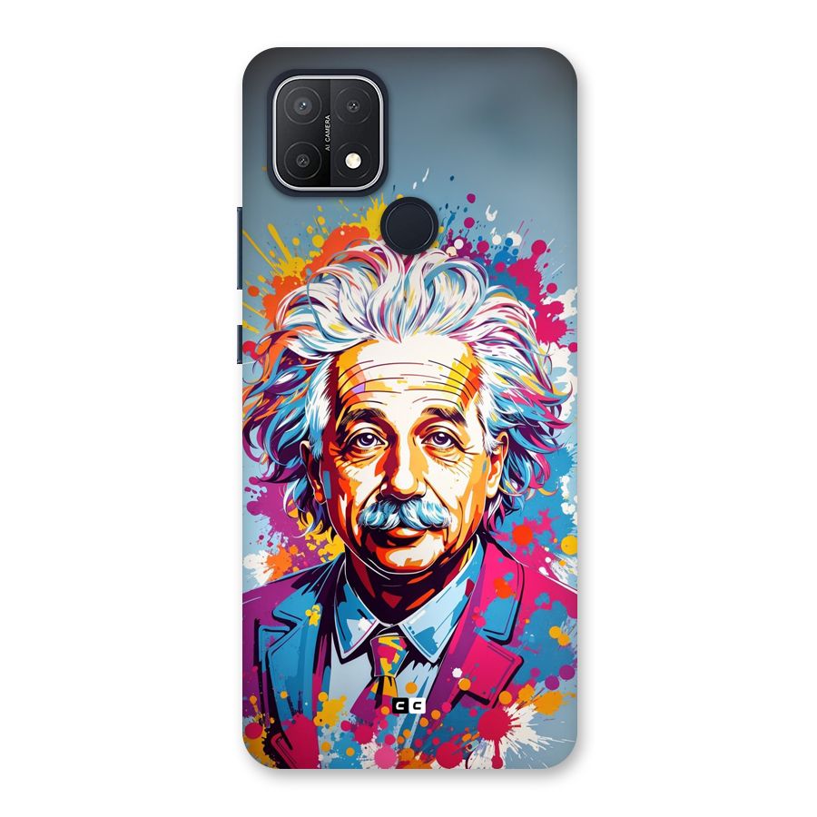 Einstein illustration Back Case for Oppo A15