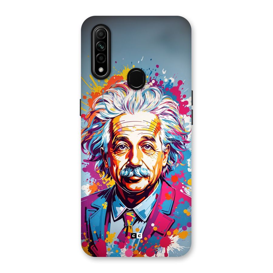 Einstein illustration Back Case for Oppo A31