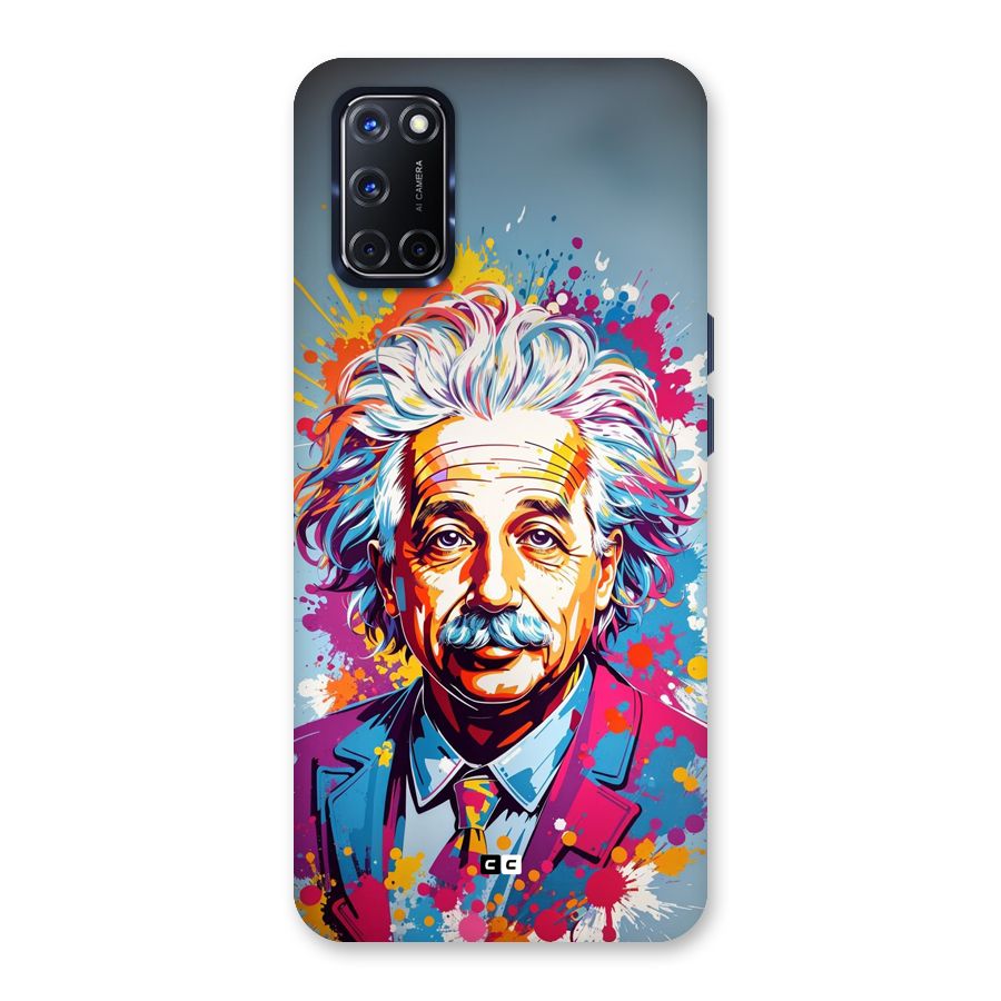 Einstein illustration Back Case for Oppo A52
