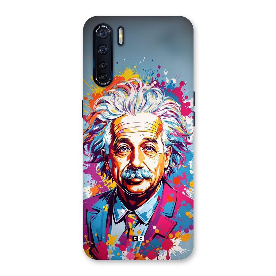 Einstein illustration Back Case for Oppo F15