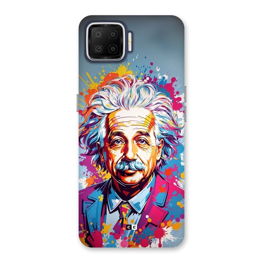 Einstein illustration Back Case for Oppo F17