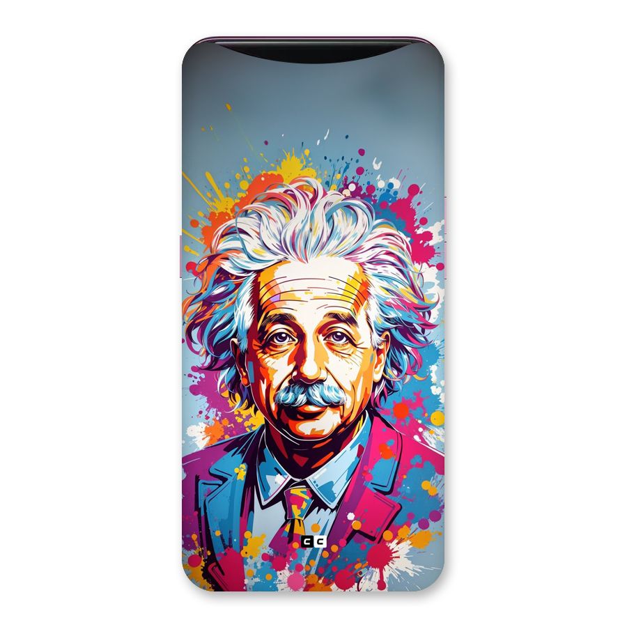 Einstein illustration Back Case for Oppo Find X
