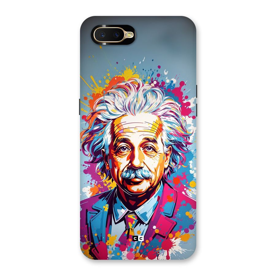 Einstein illustration Back Case for Oppo K1
