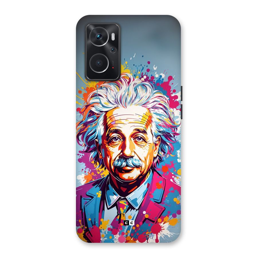 Einstein illustration Back Case for Oppo K10 4G