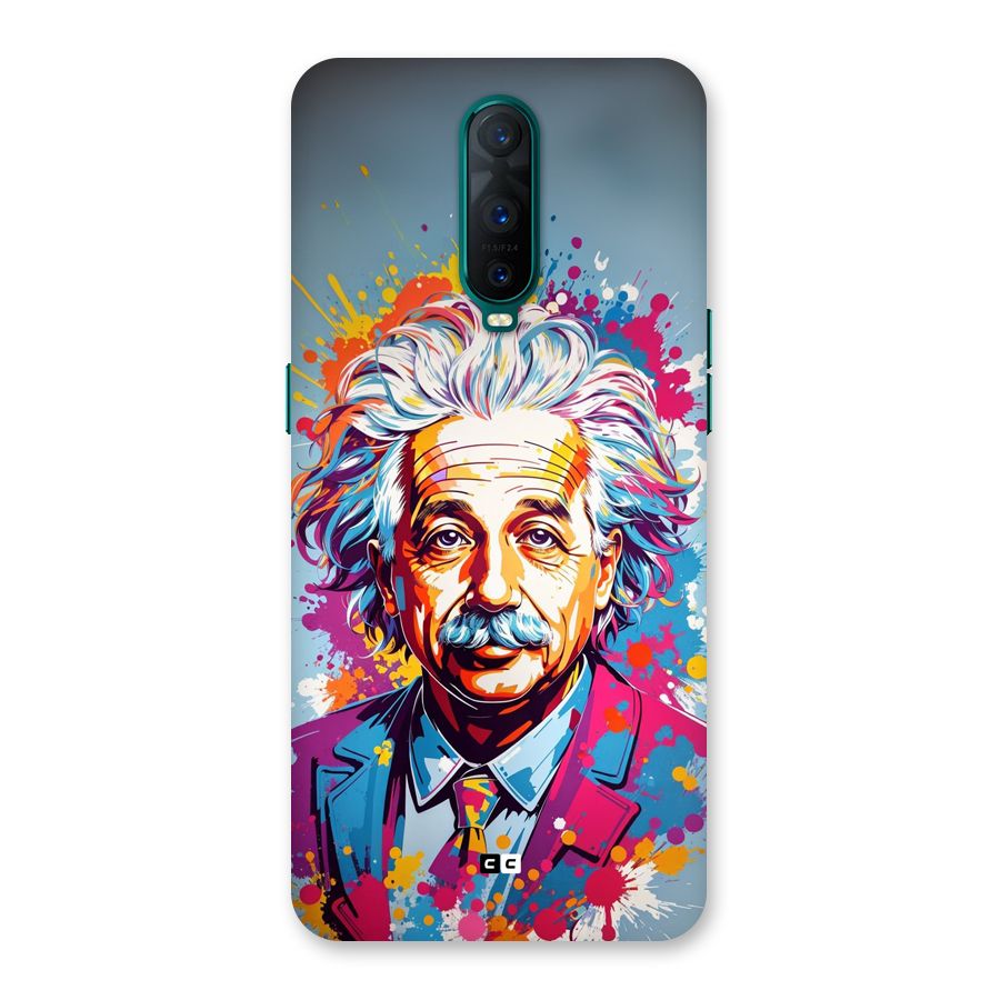 Einstein illustration Back Case for Oppo R17 Pro