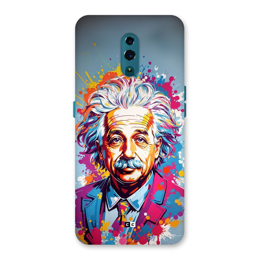 Einstein illustration Back Case for Oppo Reno