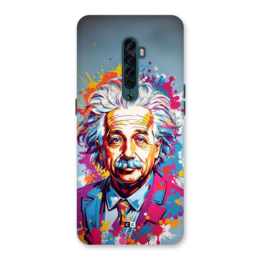 Einstein illustration Back Case for Oppo Reno2