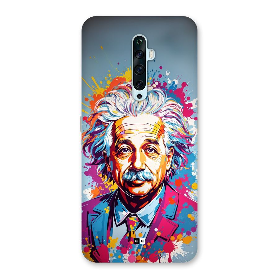 Einstein illustration Back Case for Oppo Reno2 Z