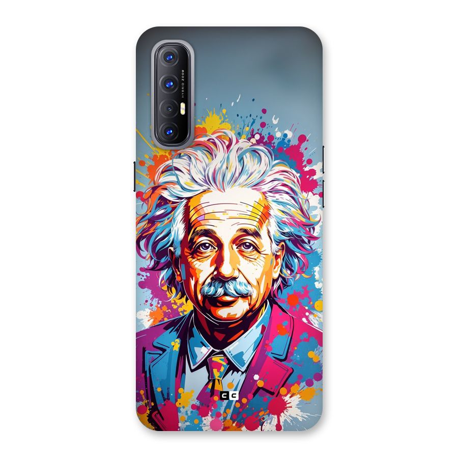 Einstein illustration Back Case for Oppo Reno3 Pro