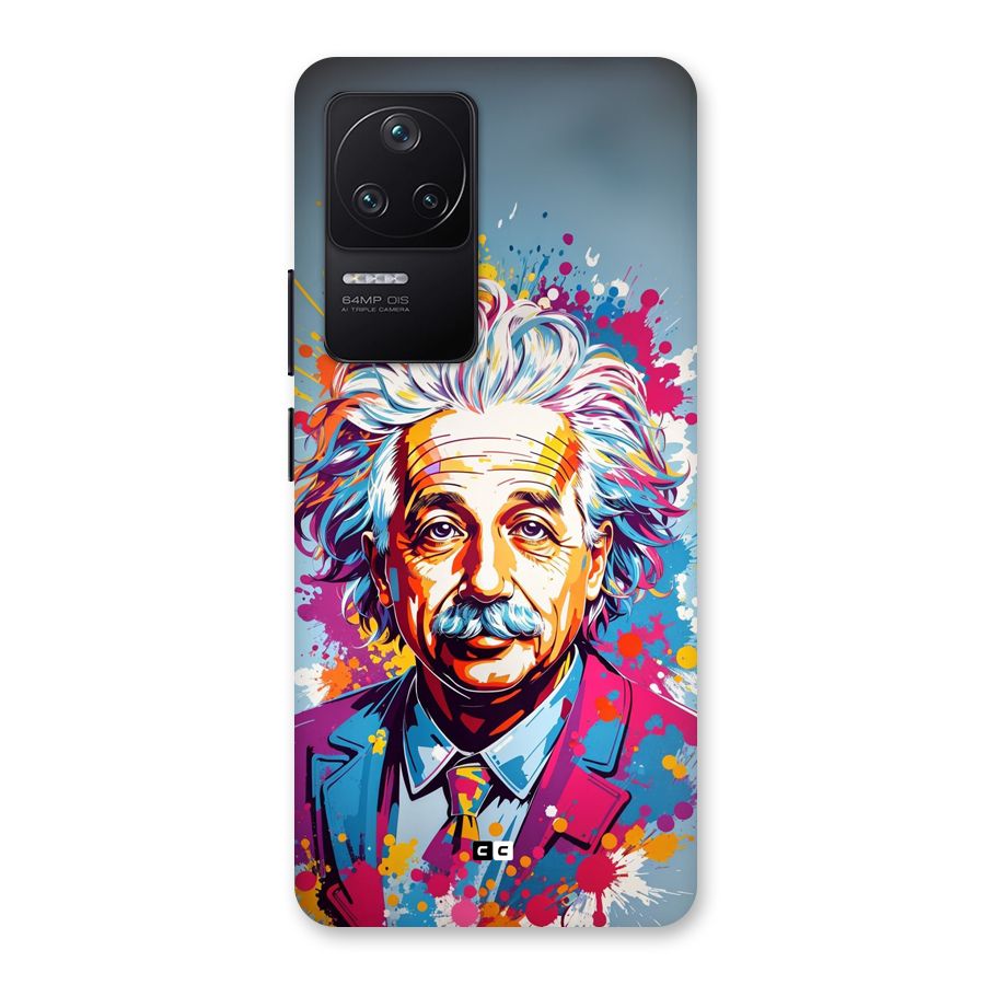 Einstein illustration Back Case for Poco F4 5G