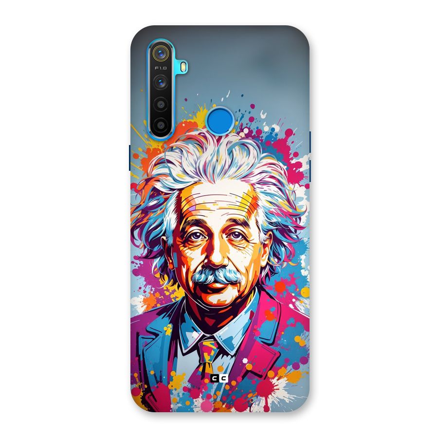 Einstein illustration Back Case for Realme 5