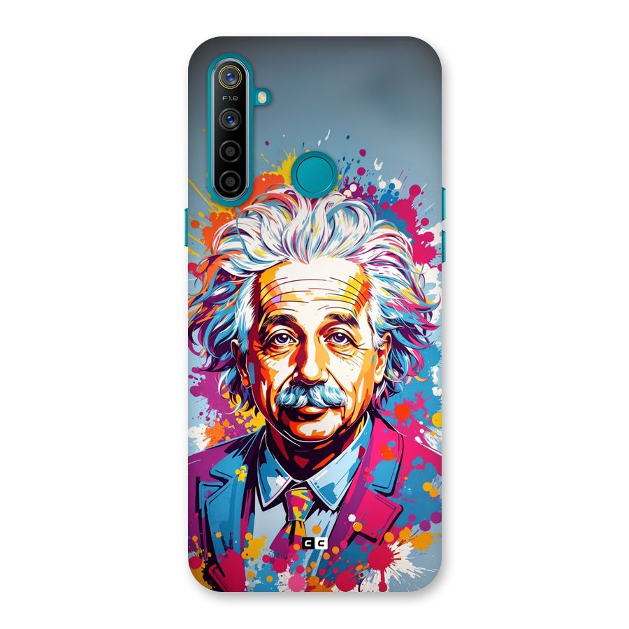 Einstein illustration Back Case for Realme 5i