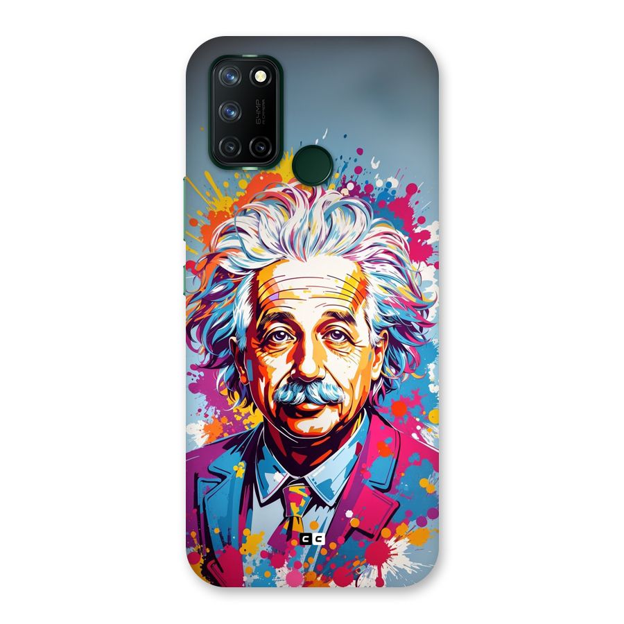 Einstein illustration Back Case for Realme C17