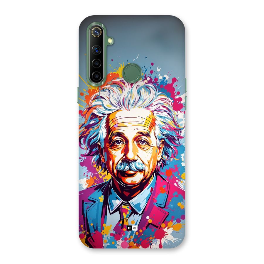 Einstein illustration Back Case for Realme Narzo 10