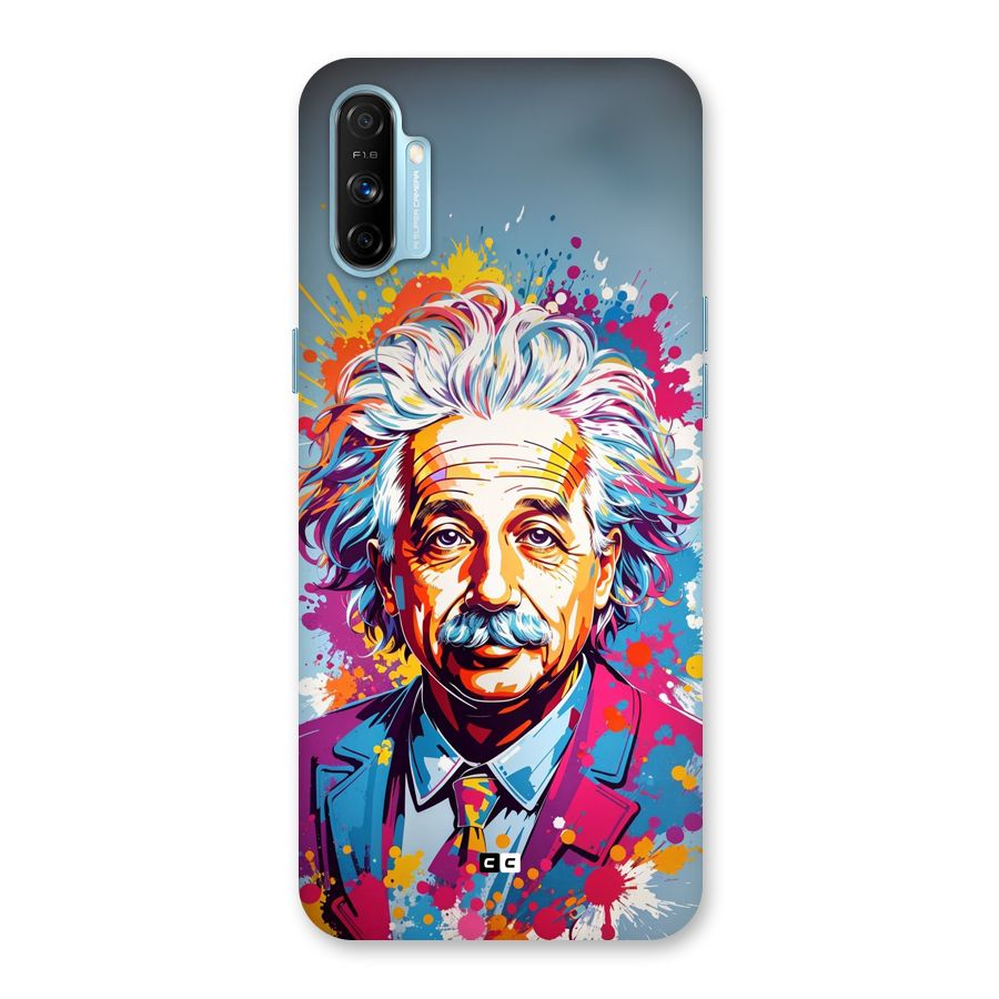 Einstein illustration Back Case for Realme Narzo 20A