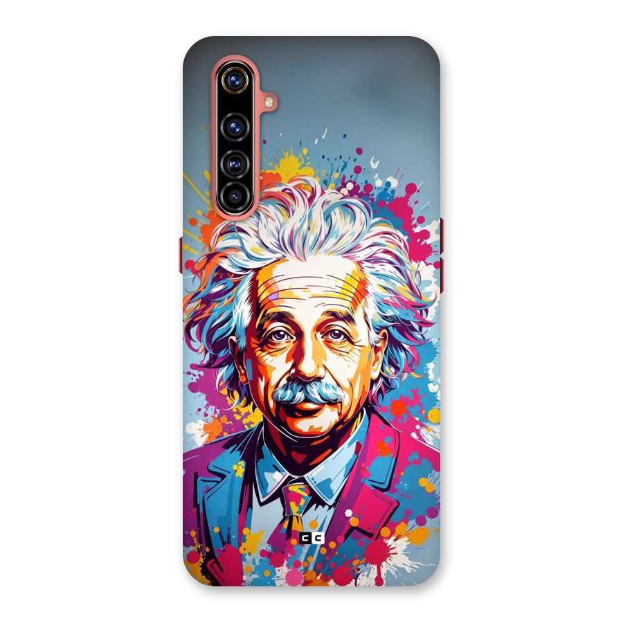 Einstein illustration Back Case for Realme X50 Pro