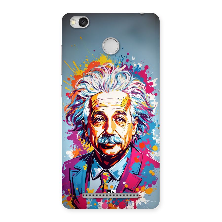 Einstein illustration Back Case for Redmi 3S Prime