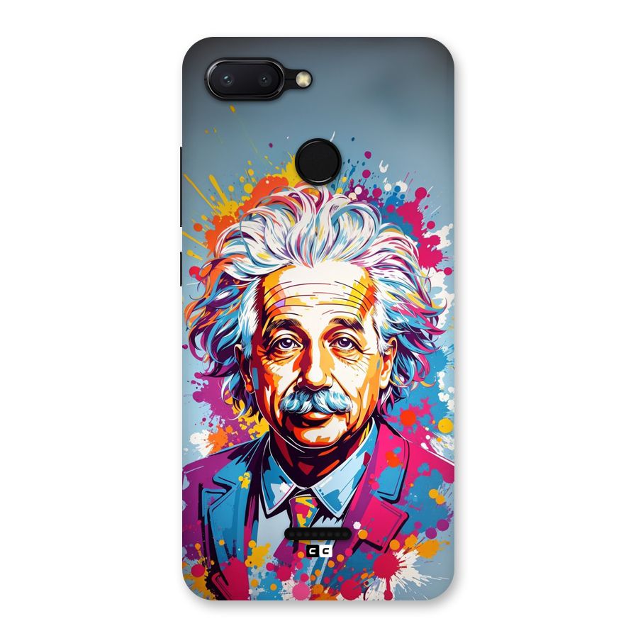 Einstein illustration Back Case for Redmi 6